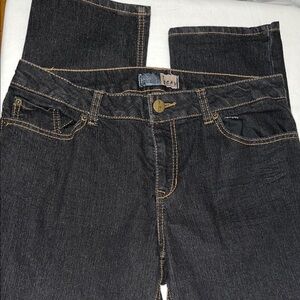 Beau Dark Wash straight leg Denim petite Jeans